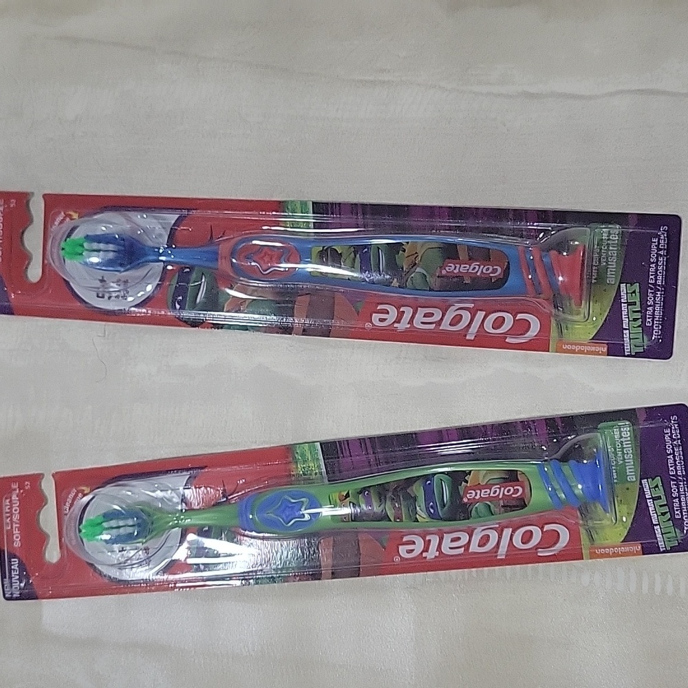 Ninja Turtles kids toothbrushes 2pk